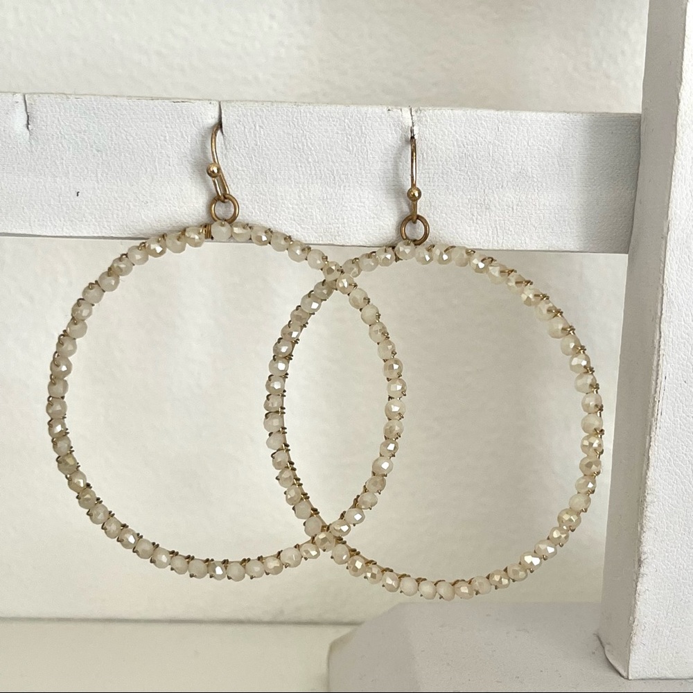 Lulu’s Drop Circle Earrings